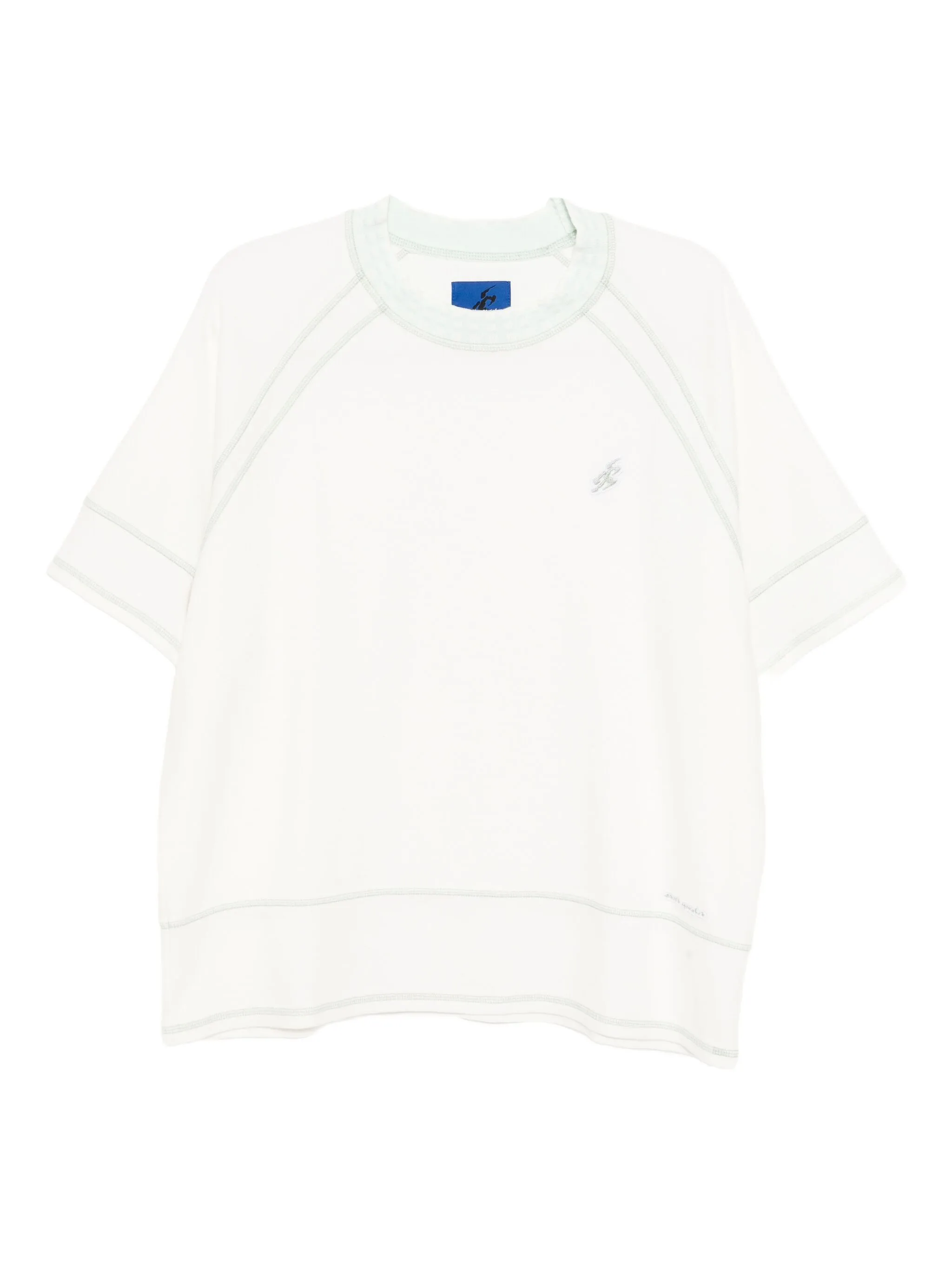 

Футболка с вышитой надписью Asics, белый