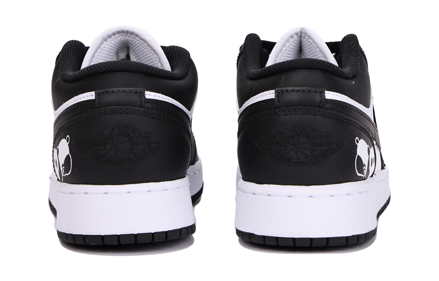 Кроссовки Air JORDAN 1 Vintage Basketball Shoes Men Low-Top Black White — фото 4