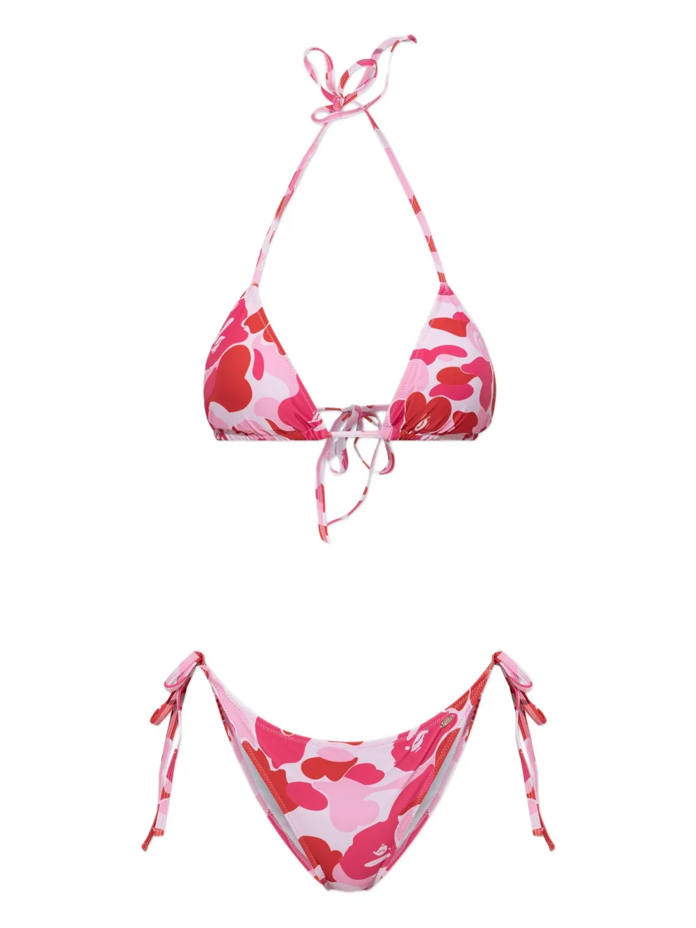 

Бикини с камуфляжным принтом A BATHING APE, розовый