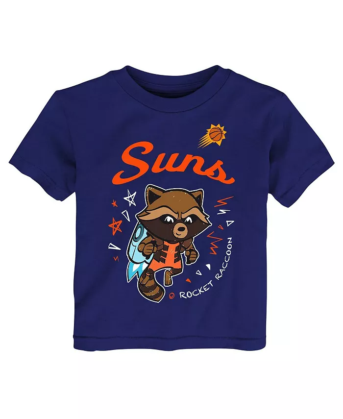 Детский комплект из 2 предметов: футболка Heather Gray Phoenix Suns Guardians Of The Galaxy Outerstuff — фото 2