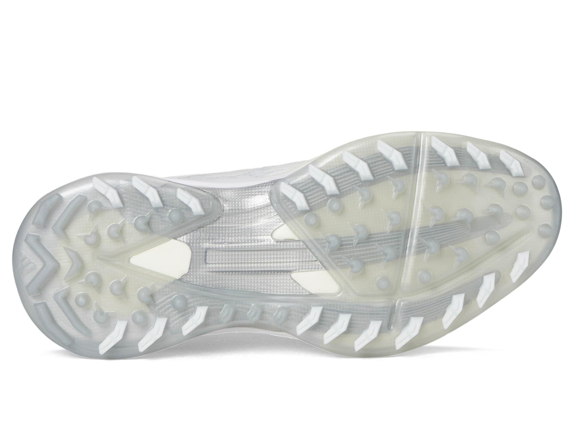 Кроссовки adidas Golf Adizero ZG Spikeless Golf Shoes, цвет Footwear White/Silver Metallic/Grey Two — фото 3