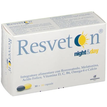

Resveton Night & Day травяная добавка 60 капсул Amp Biotec Srl