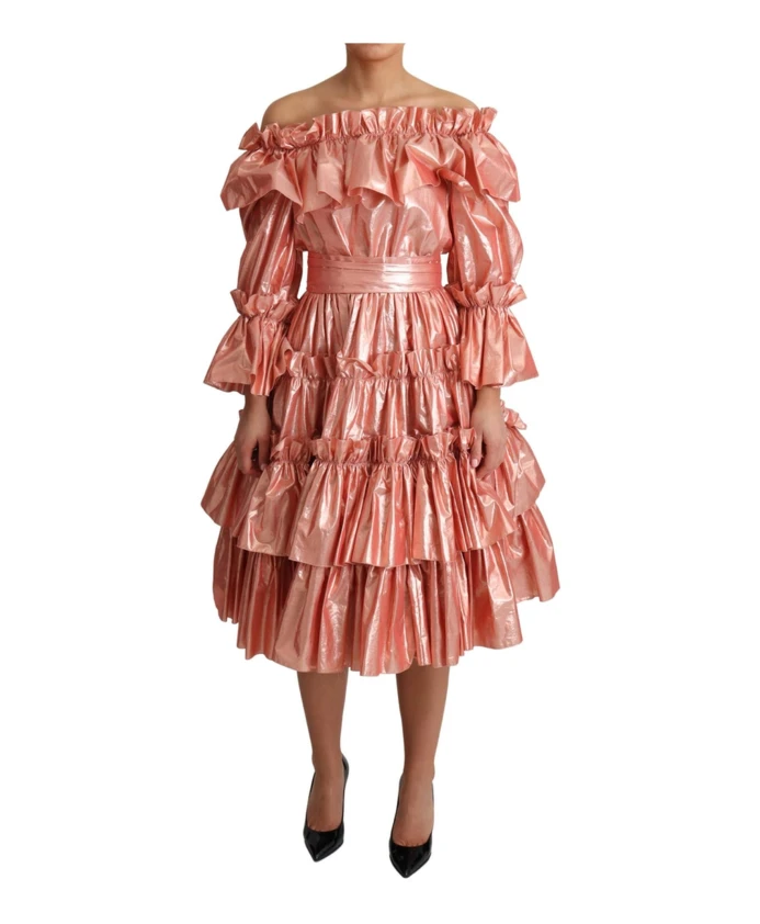 

Летние платья Dolce & Gabbana, розовый