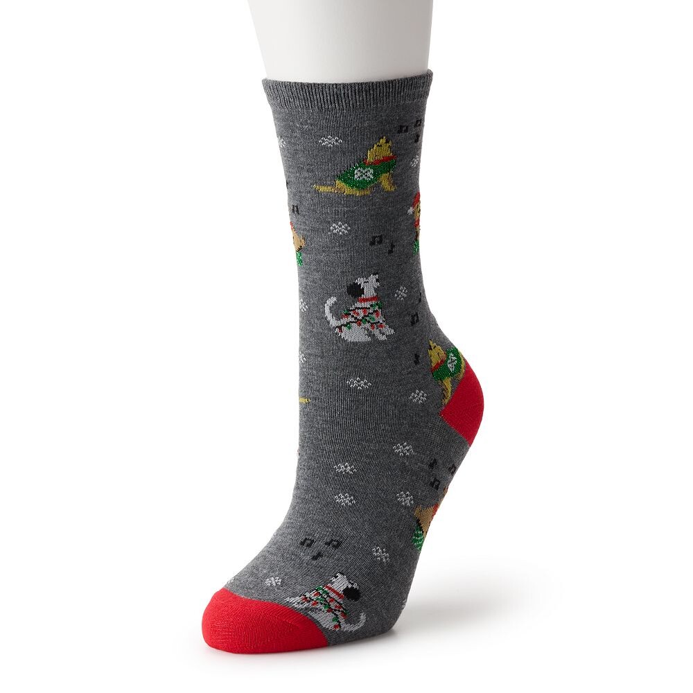 

Женские блестящие носки Snow Angel Penguin Crew SHINE, серый