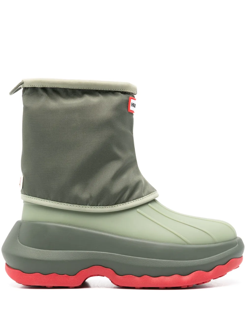 

Мужские полусапоги Hunter х Kenzo с нашивкой-логотипом водонепроницаемые, зеленый