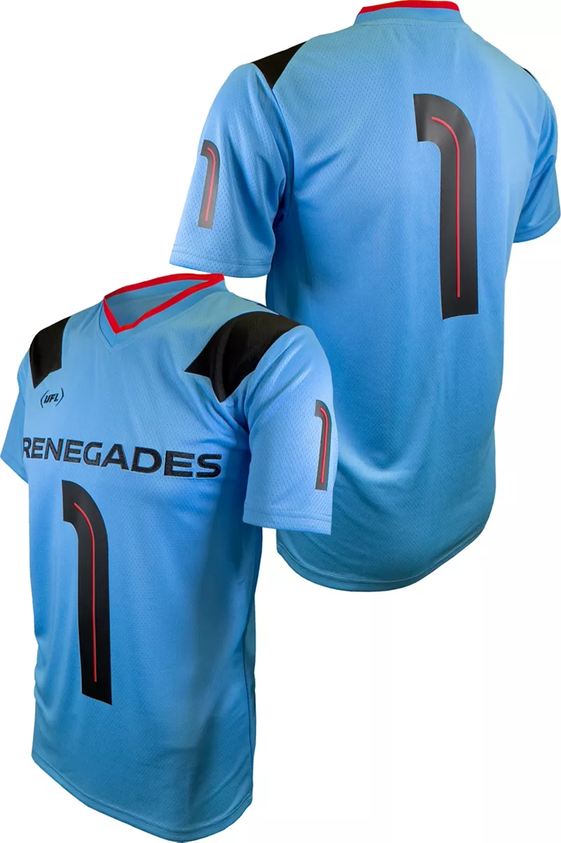 

Оригинальная коллективная мужская синяя майка UFL Arlington Renegades Genuine Collective