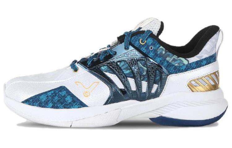 

Кроссовки для бадмнитона VICTOR Year Of The Dragon Rising Collection с амортизацией, износостойкие, низкие, унисекс, бело-синие, цвет White Blue