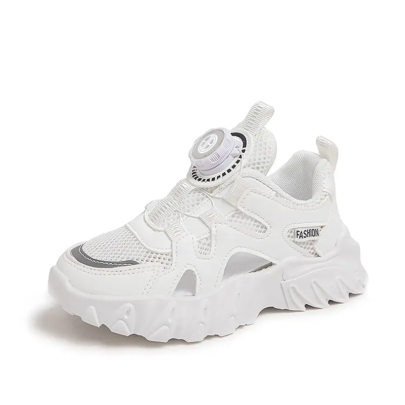 

Кроссовки для бега с низким верхом, амортизирующие и устойчивые к истиранию, для детей Yi Jiabao, белый