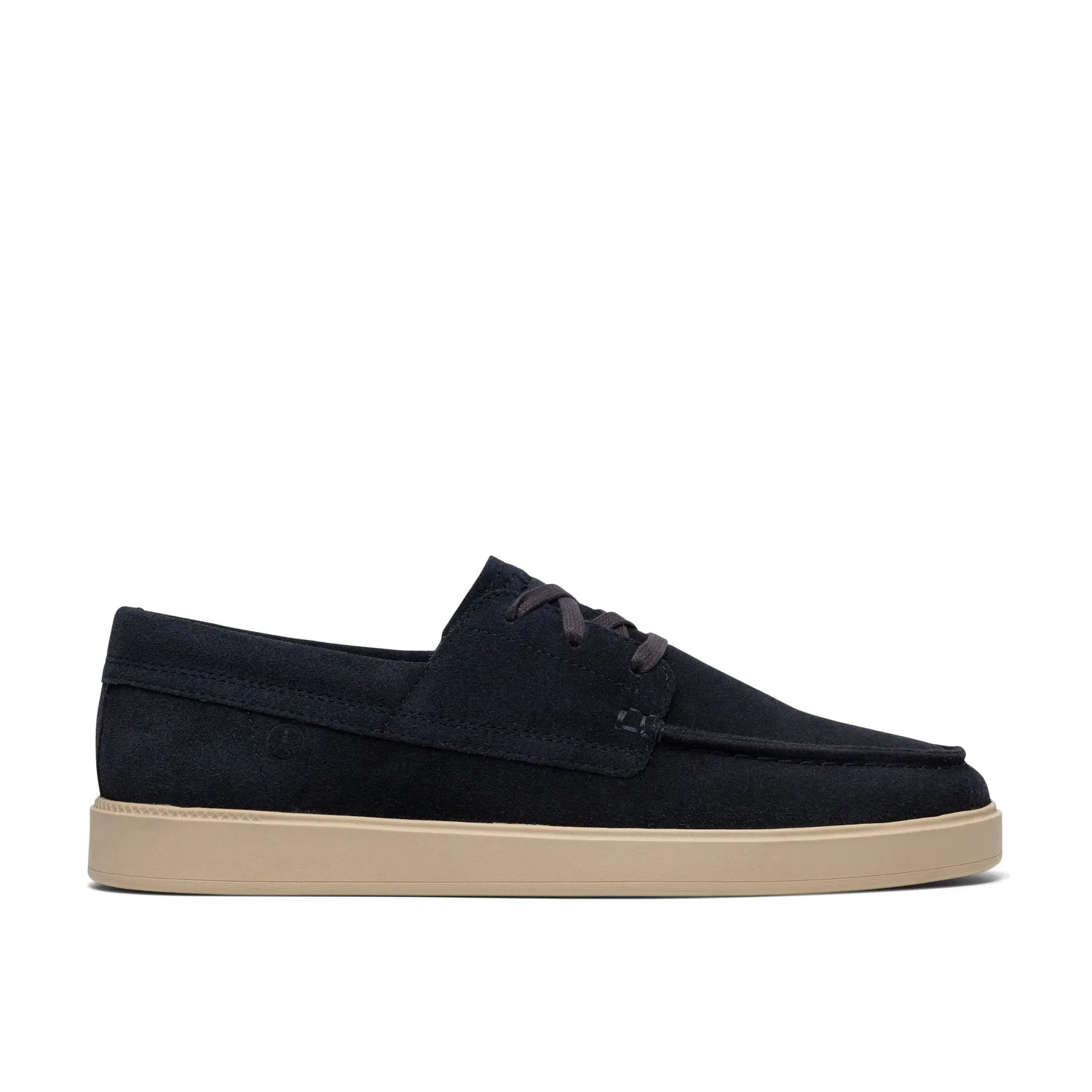 Ботинки лоферы Clarks Lockford Boat Navy Suede, синий