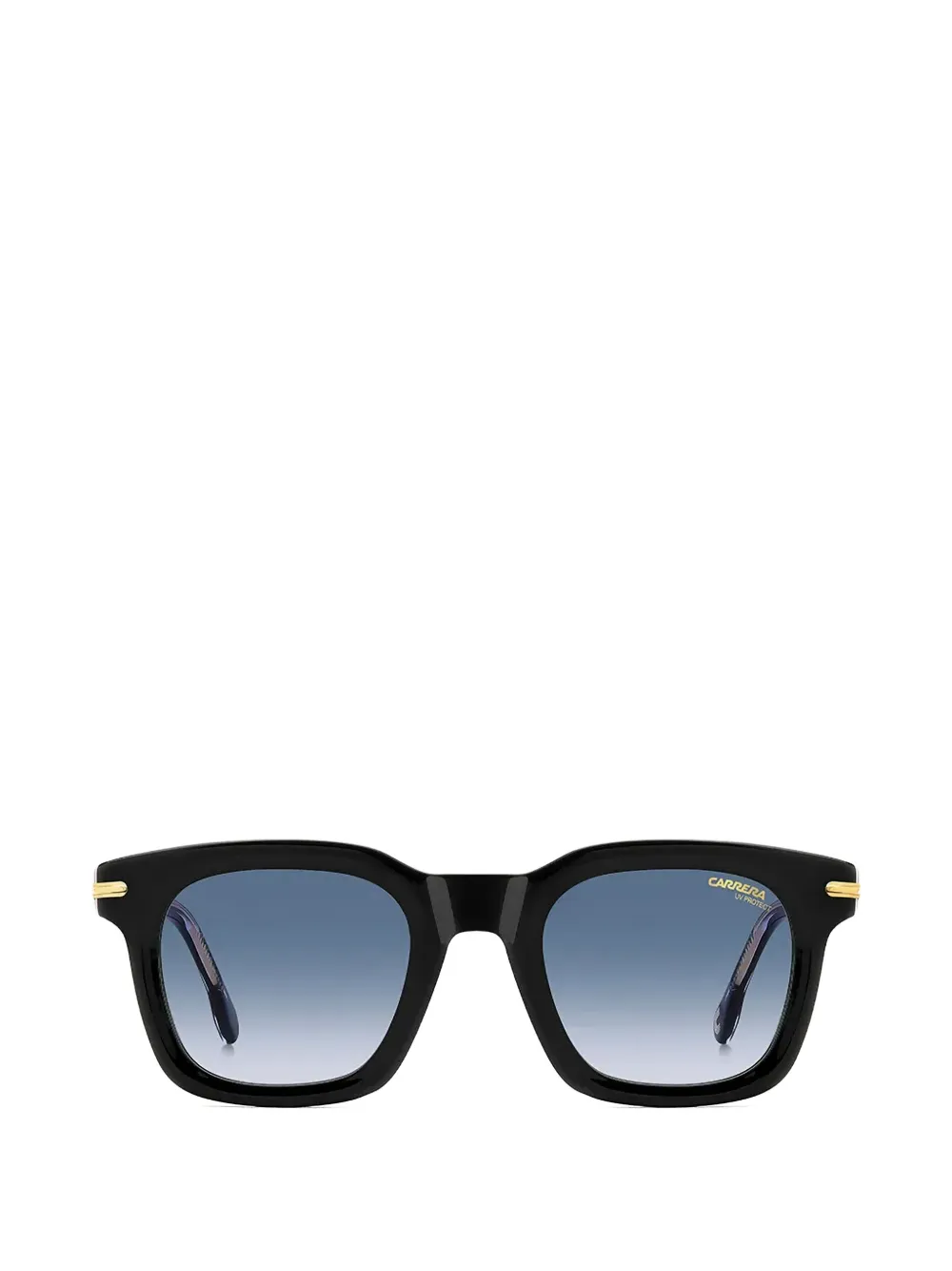 

Солнцезащитные очки квадратной формы в полоску Carrera, черный