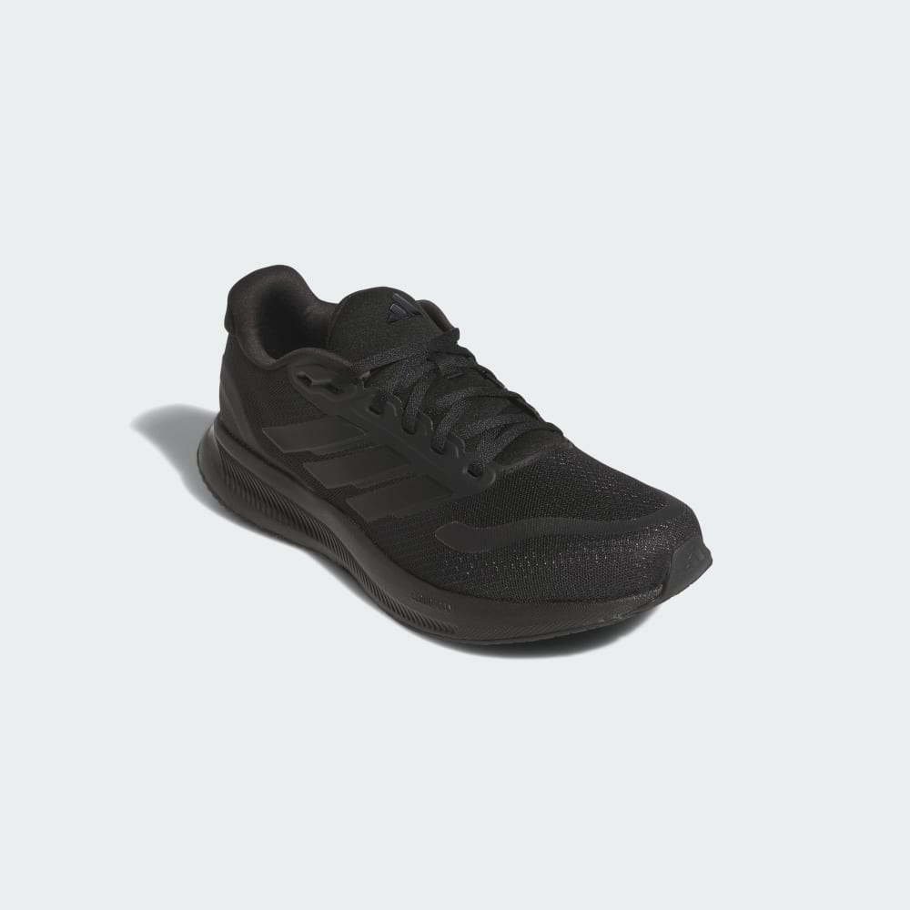 Кроссовки Adidas Runfalcon 5 Wide Running Shoes, цвет Core Black/Core Black/Cloud White — фото 4