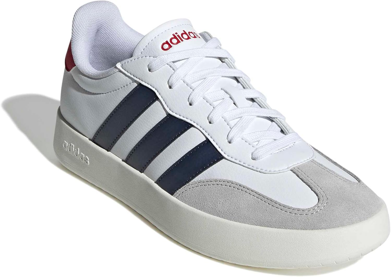 Мужские модные кроссовки Adidas Barreda, белый/синий/темно-синий/алый — фото 4