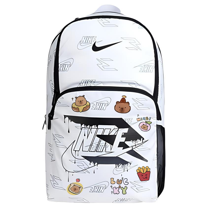 

Nike Полиэстеровый рюкзак унисекс белый, Capybara