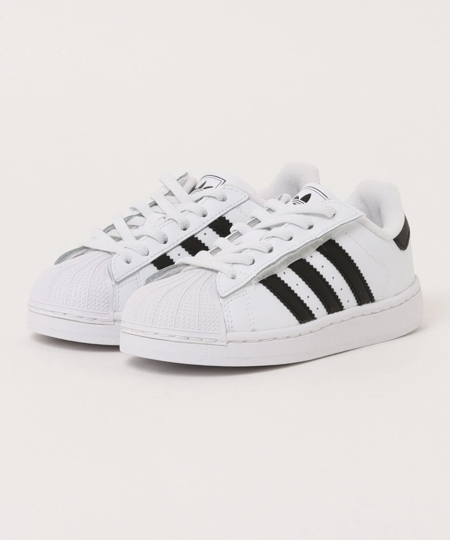 Детские кроссовки Adidas Superstar II CF EL белые