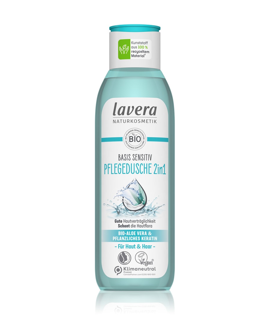 

Гель для душа lavera Basis sensitiv Pflegedusche 2in1, 250 ml