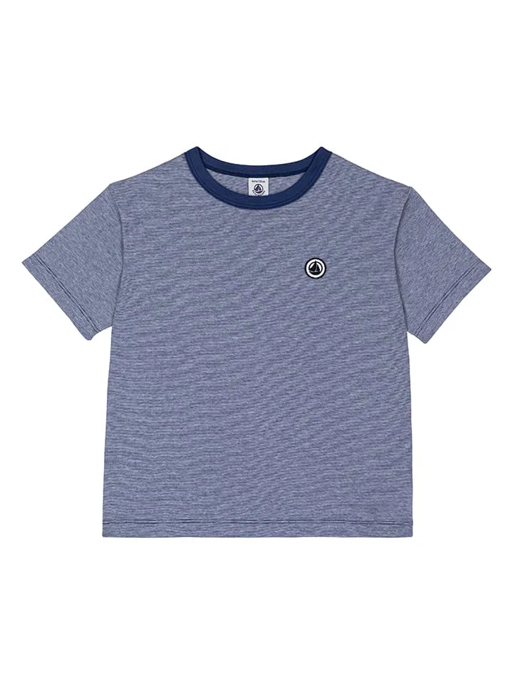 Футболка с принтом PETIT BATEAU, синий