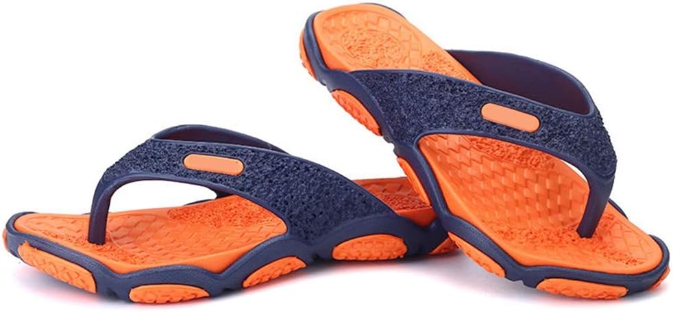 

Шлепанцы YXCKG Flip Flop с тремя ремешками, открытые летние тапочки, оранжевый