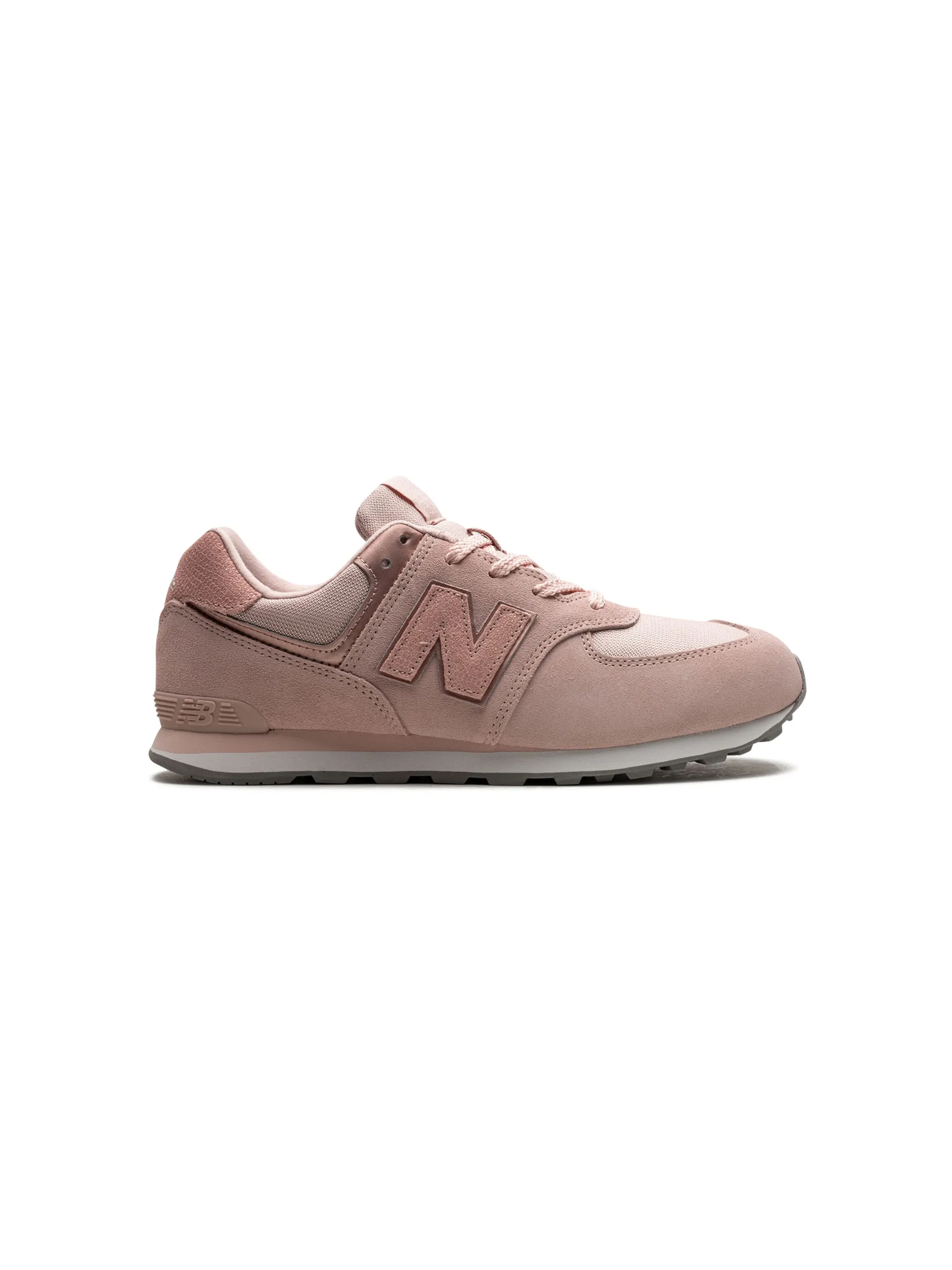 Кроссовки 574 Pale New Balance Kids, розовый — фото 2