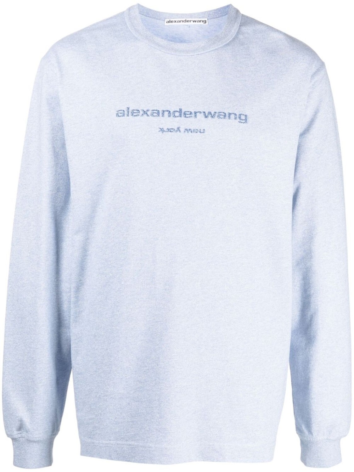 

Alexander Wang футболка с логотипом, синий