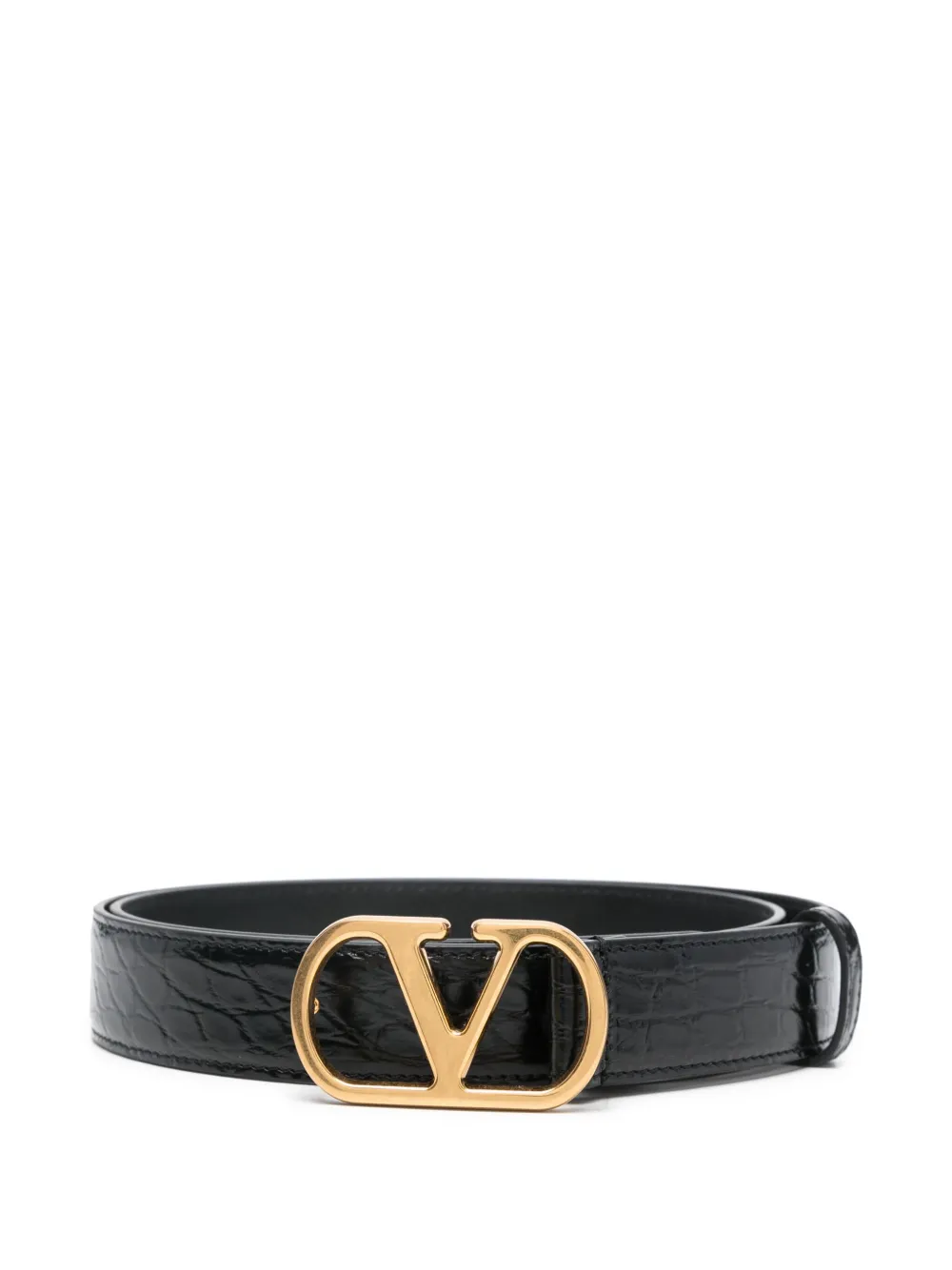 

Ремень с логотипом VLogo Signature VALENTINO GARAVANI, черный