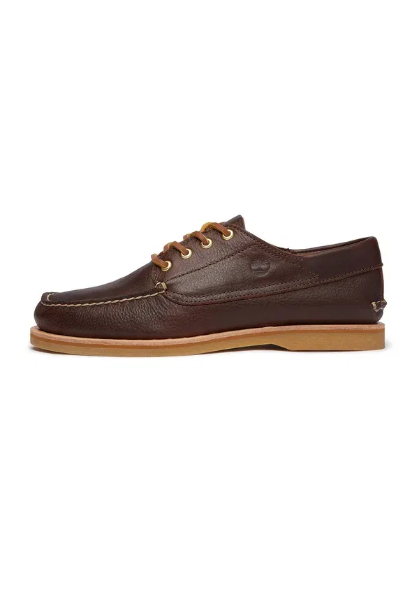 Туфли Timberland Vibram crafted boat 3 eye casual lace ups, состаренный коричневый