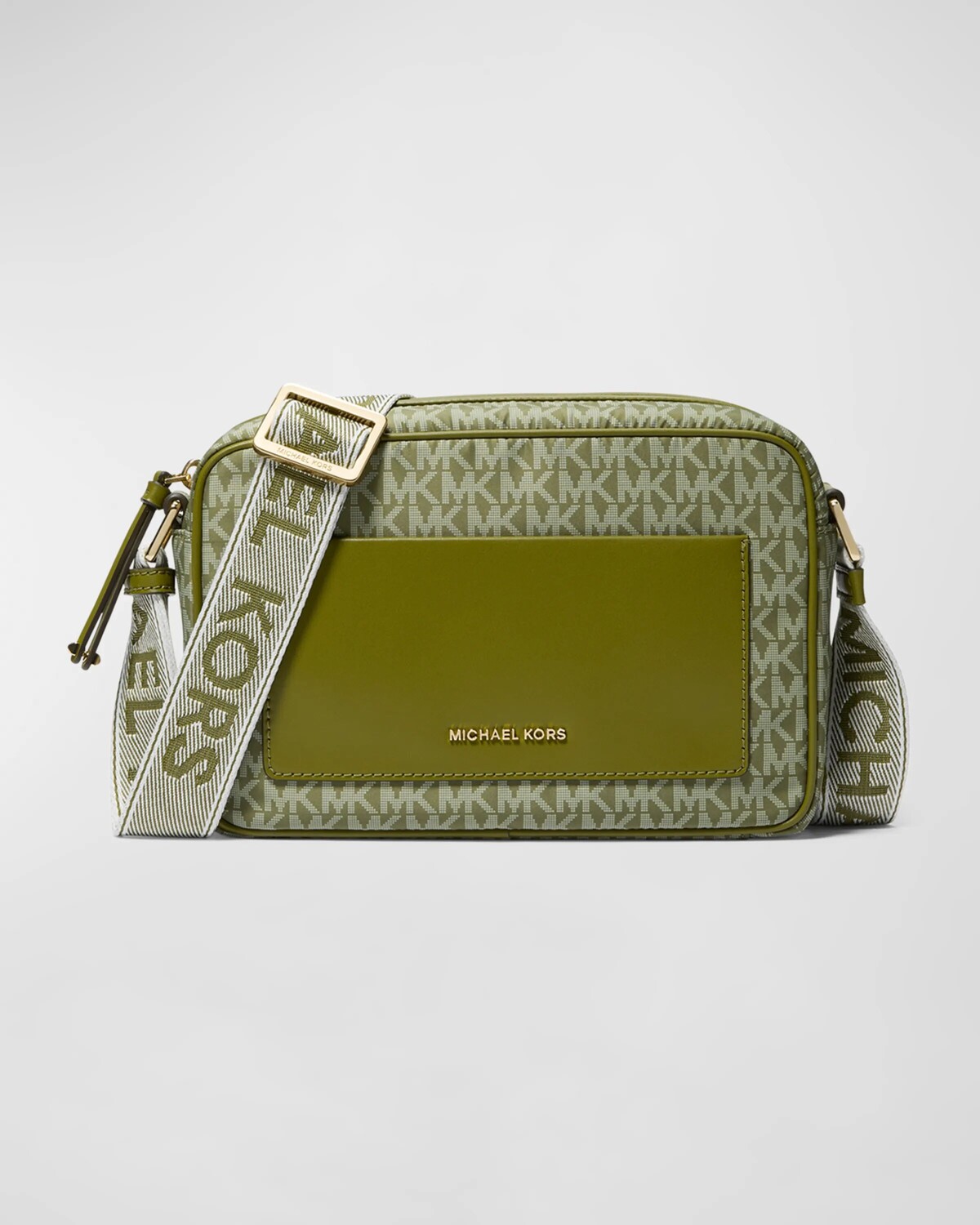 

Большая сумка через плечо с монограммой Jet Set MICHAEL Michael Kors, цвет Smokey Oli