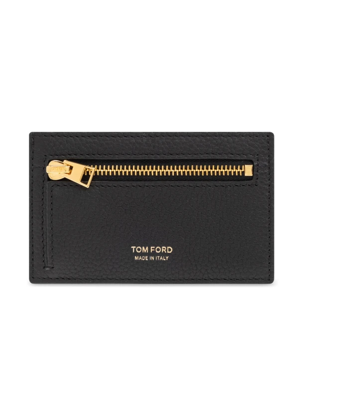 

Кожаный кошелек Tom Ford, черный