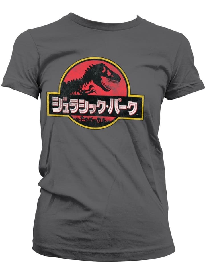 

Футболка Jurassic Park, серый