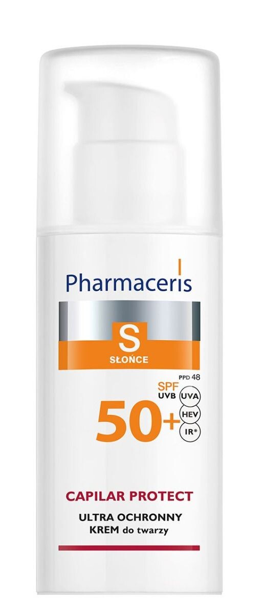 

Pharmaceris S Capilar Protect SPF50+ защитный крем с фильтром, 50 ml