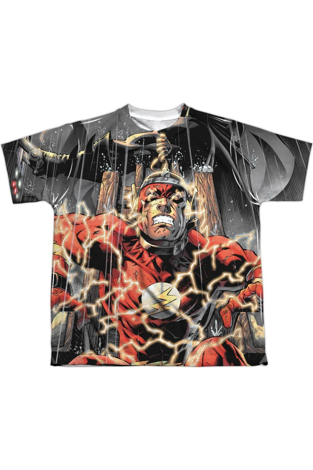 

Футболка с коротким рукавом для подростков Justice League of America Shock Therapy Gildan, белый