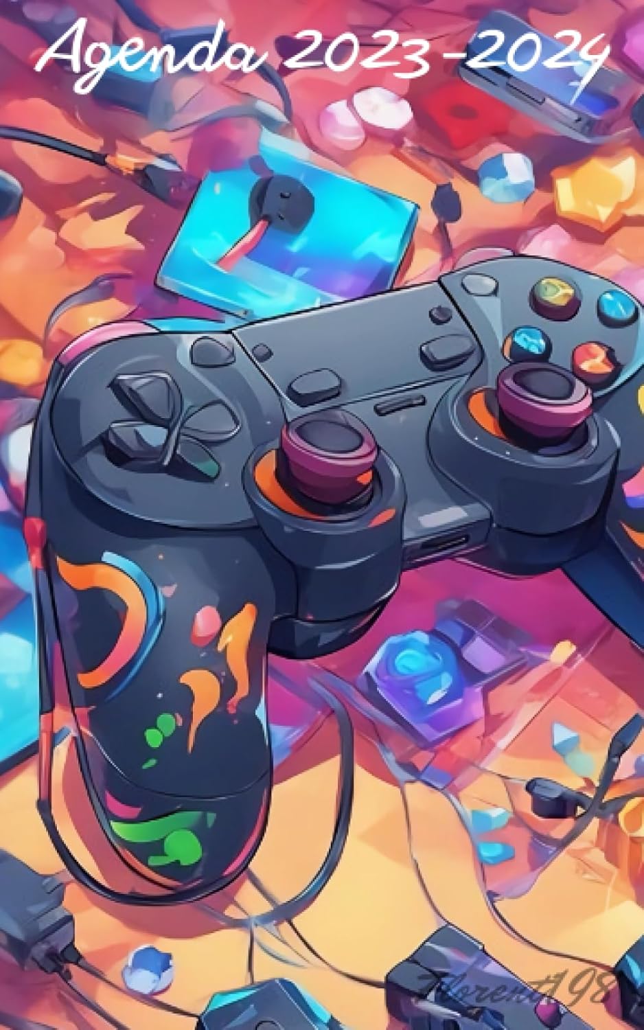 

Agenda scolaire 2023 2024 pour garçon, fille, collège, lycée, étudiant. Format 12,7x20,32cm. Couverture Manette Gamer (French Edition) (Independently published)