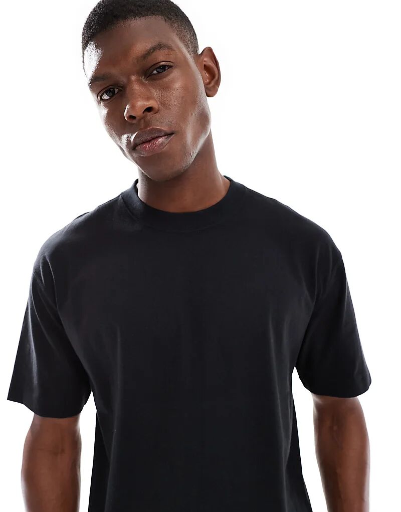 

Футболка Hollister с коротким рукавом, черная
