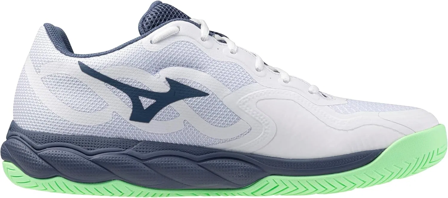 Кроссовки для тенниса Mizuno Wave Enforce Court AC, White-vintage Indigo — фото 3