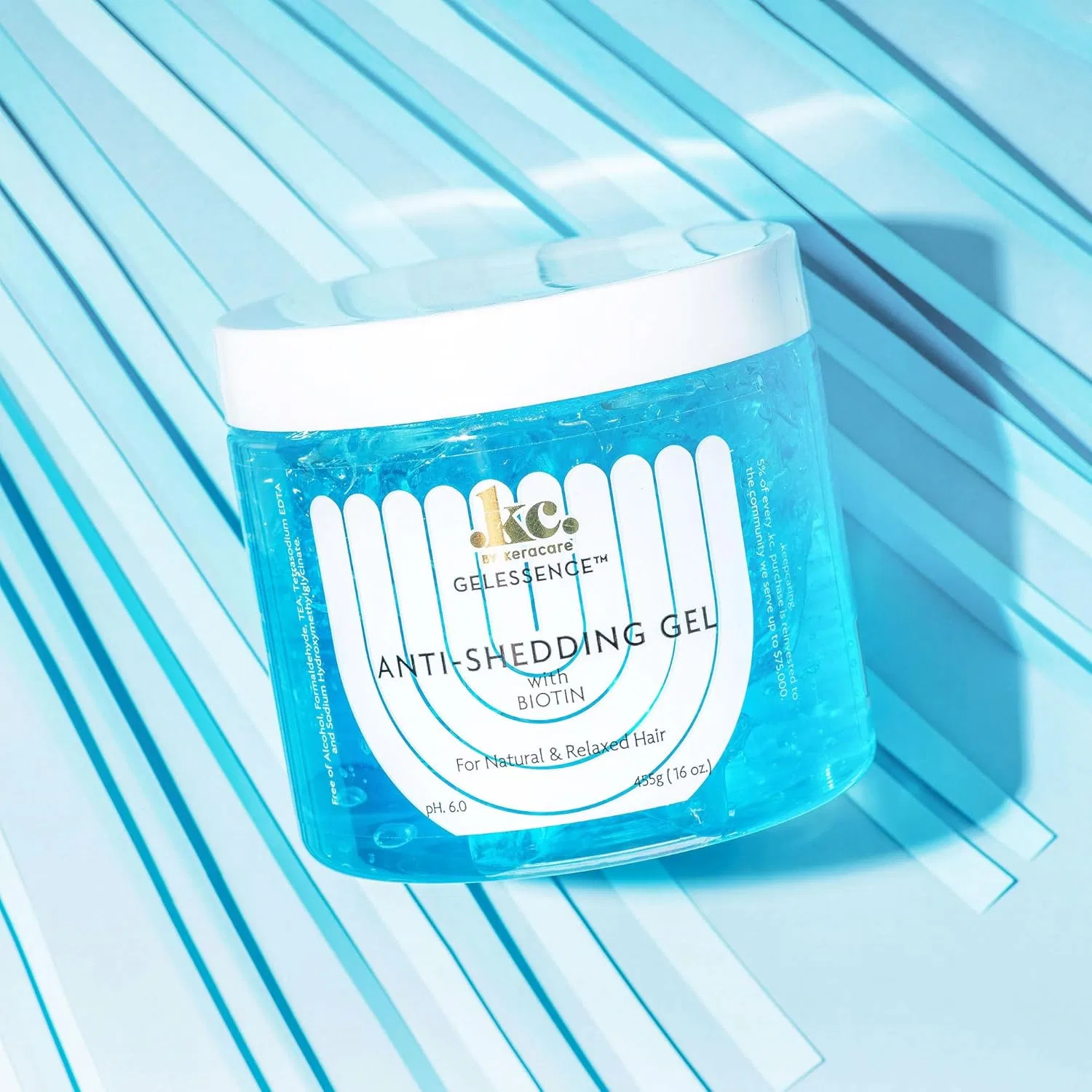 Гель-эссенция KeraCare Anti Hair Loss для укрепления волос, 473 мл Keracare — фото 3