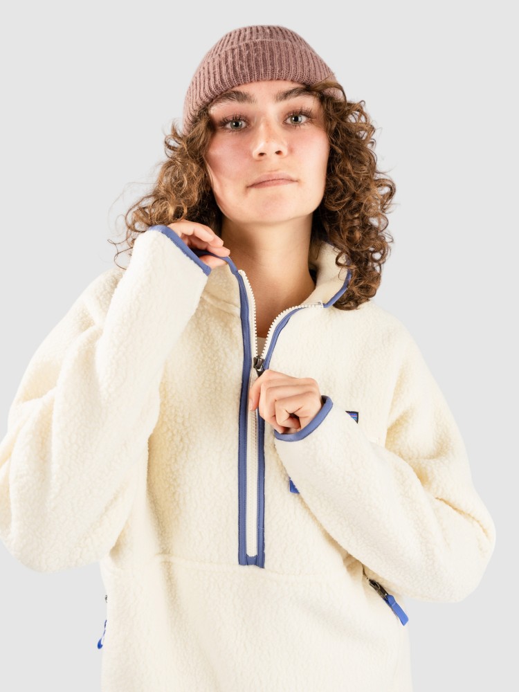 Флисовый пуловер Patagonia Retro Pile Marsupial Half-Zip Fleece Pullover, natural — фото 4