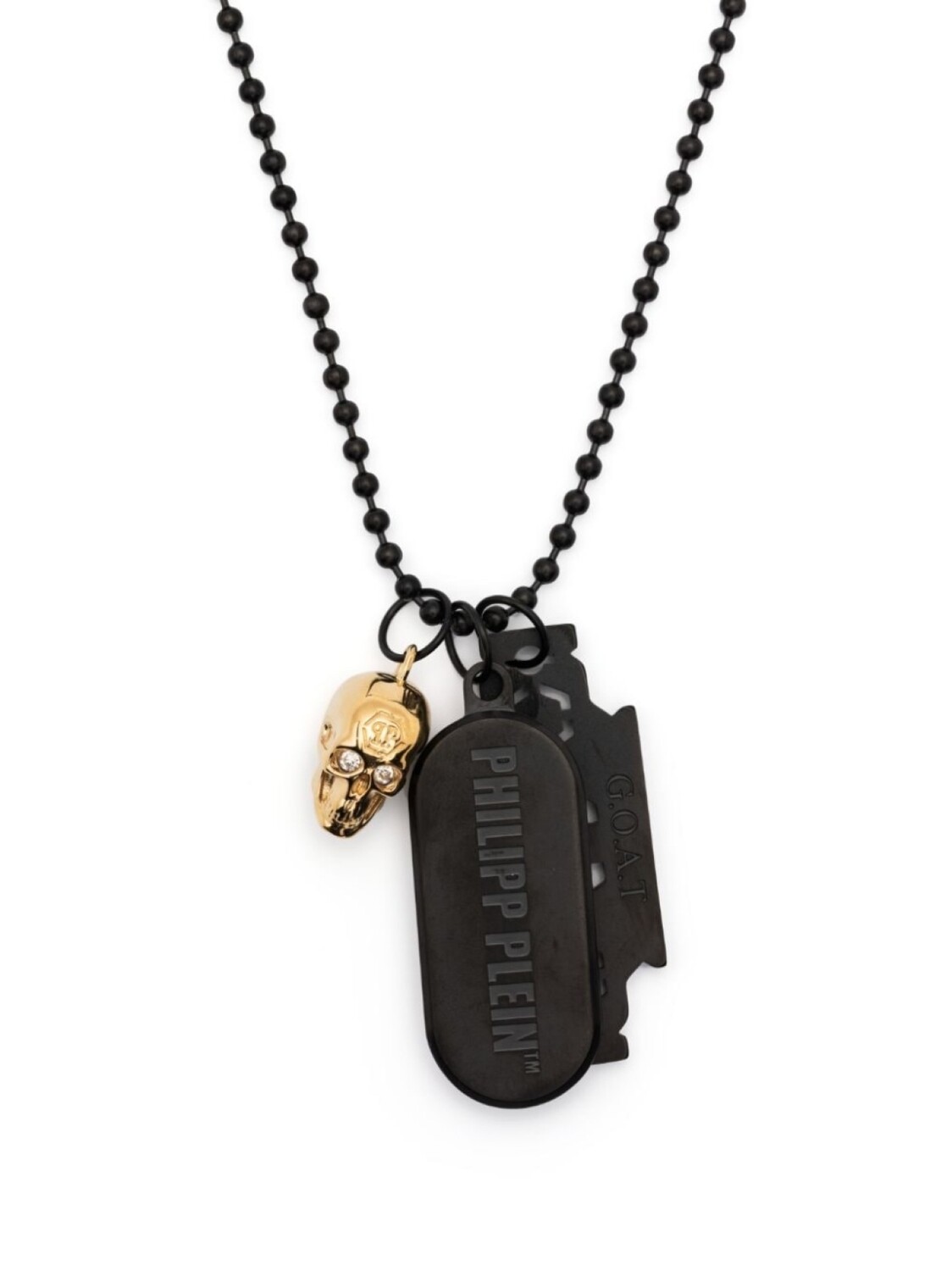 

Цепочка на шею с логотипом Philipp Plein, черный