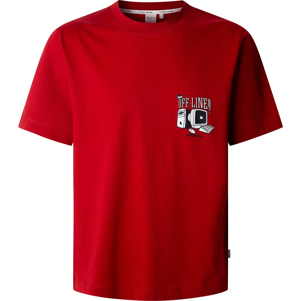 

Футболка с коротким рукавом Pepe Jeans Presth, красный