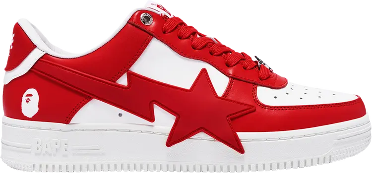Кроссовки Wmns Bapesta OS 'Red', красный