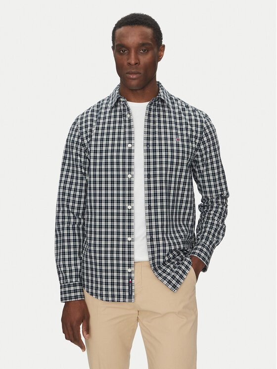 

Рубашка обычного кроя DM0DM20885 Tommy Jeans, синий