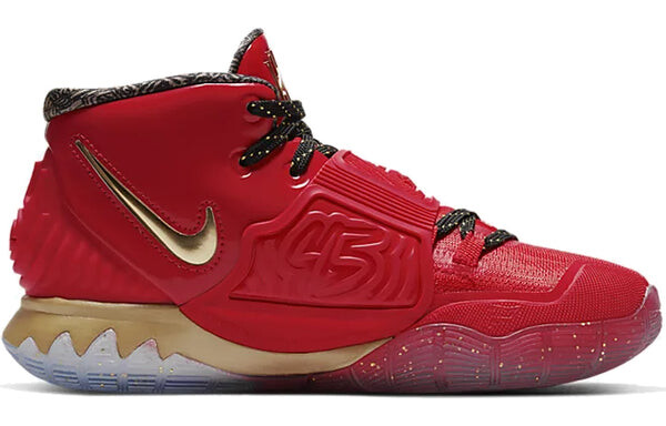 Кроссовки kyrie 6 Nike, красный — фото 2