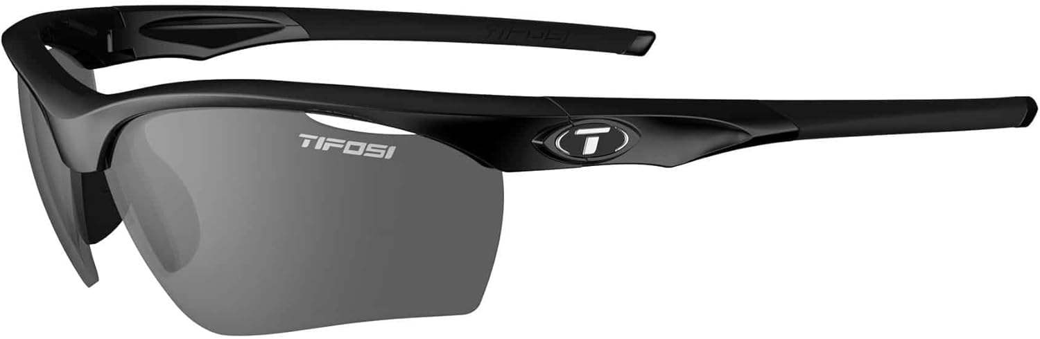 

Солнцезащитные очки Tifosi Vero Sport унисекс — идеально подходят для бейсбола, крикета, велоспорта, гольфа, пеших прогулок, бега, тенниса и пиклбола, Gloss Black (Smoke Polarized)