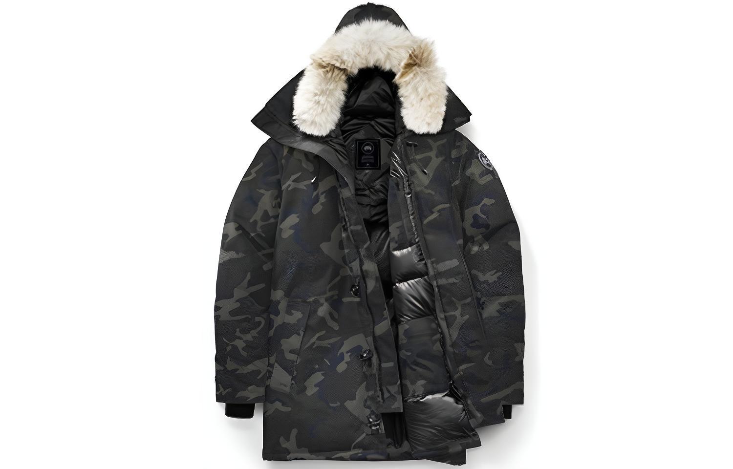 

Чёрная зимняя пуховая куртка Black Mark с камуфляжным принтом Canada Goose, Черный, Чёрная зимняя пуховая куртка Black Mark с камуфляжным принтом Canada Goose
