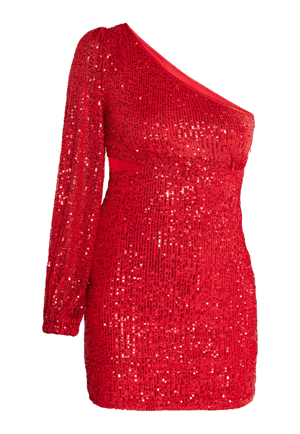 

Платье faina One Shoulder Mini, красный