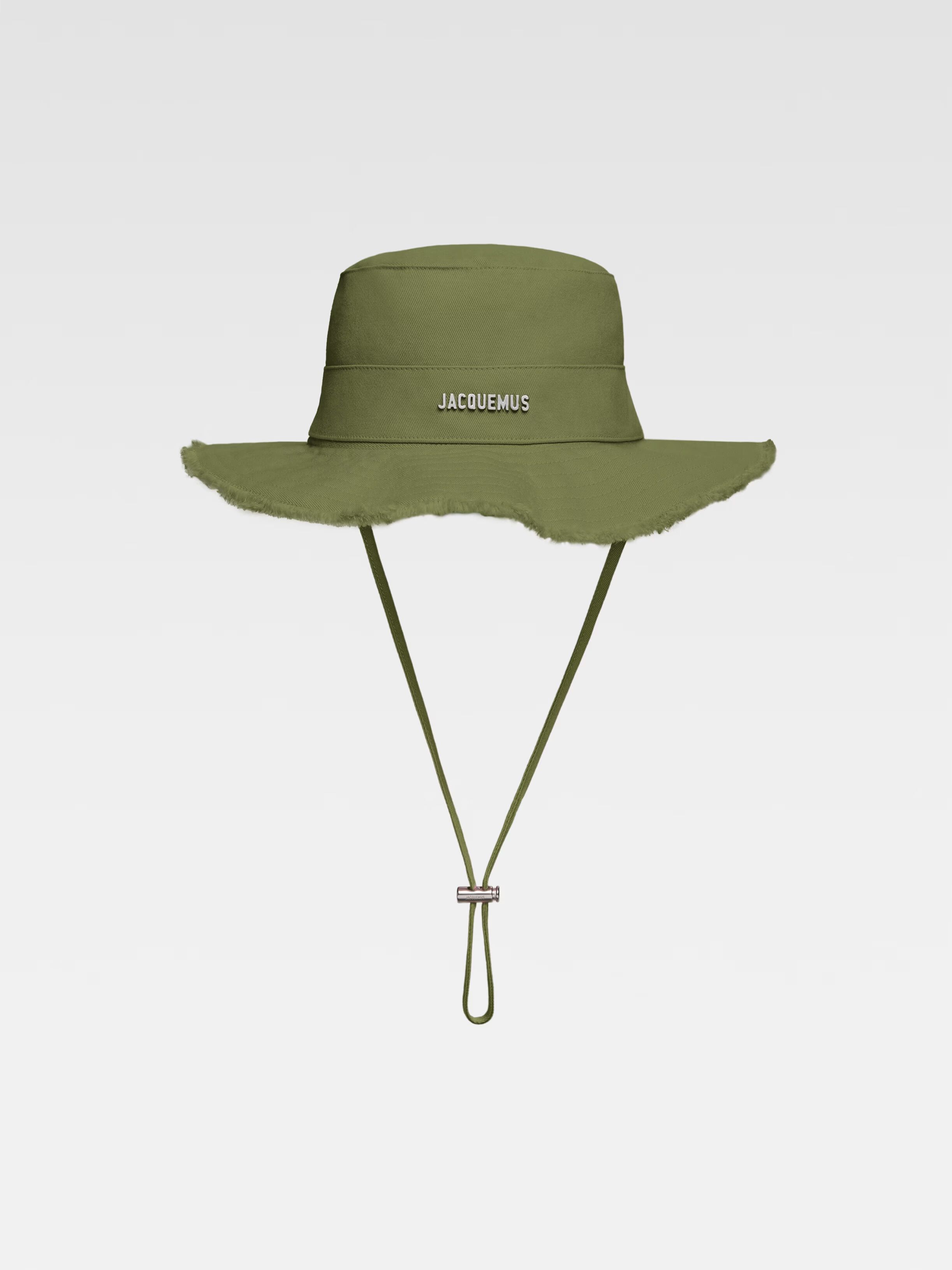

Потертая экспедиционная шляпа JACQUEMUS The Artichaut bucket hat, хаки