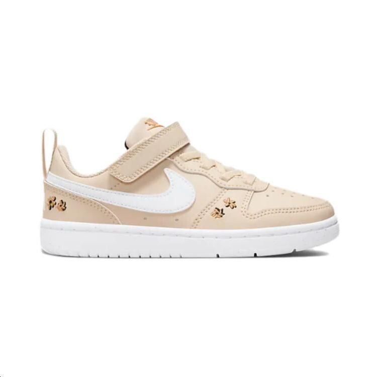 Court Borough Low Recraft SE PS «Вышитые цветы» Nike, белый/желтый — фото 2