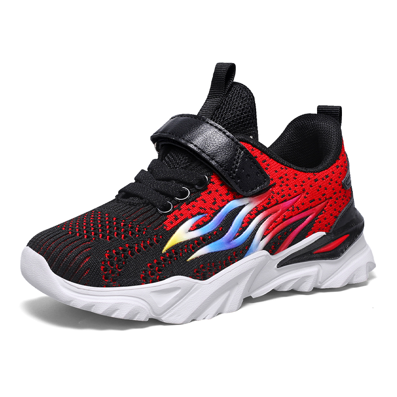 

Низкие детские беговые кроссовки Kids' KUPE, черно-красные