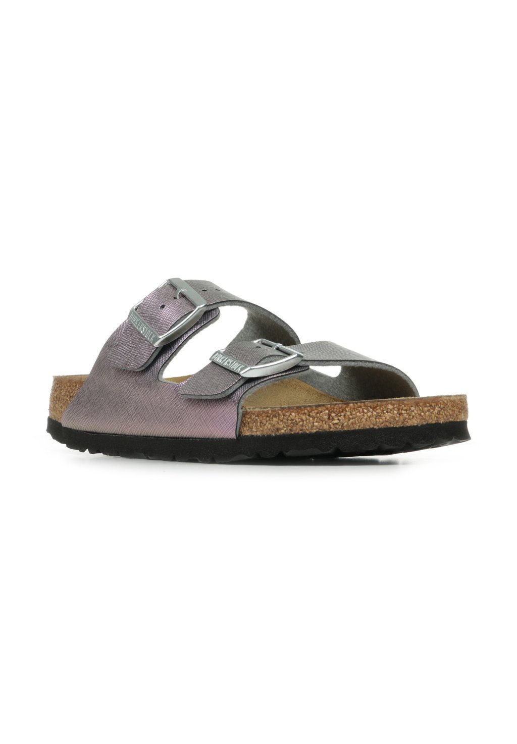 Сандалии ARIZONA BF SAFFIANO IRIDESCENT NARROW Birkenstock, светло-розовый — фото 2