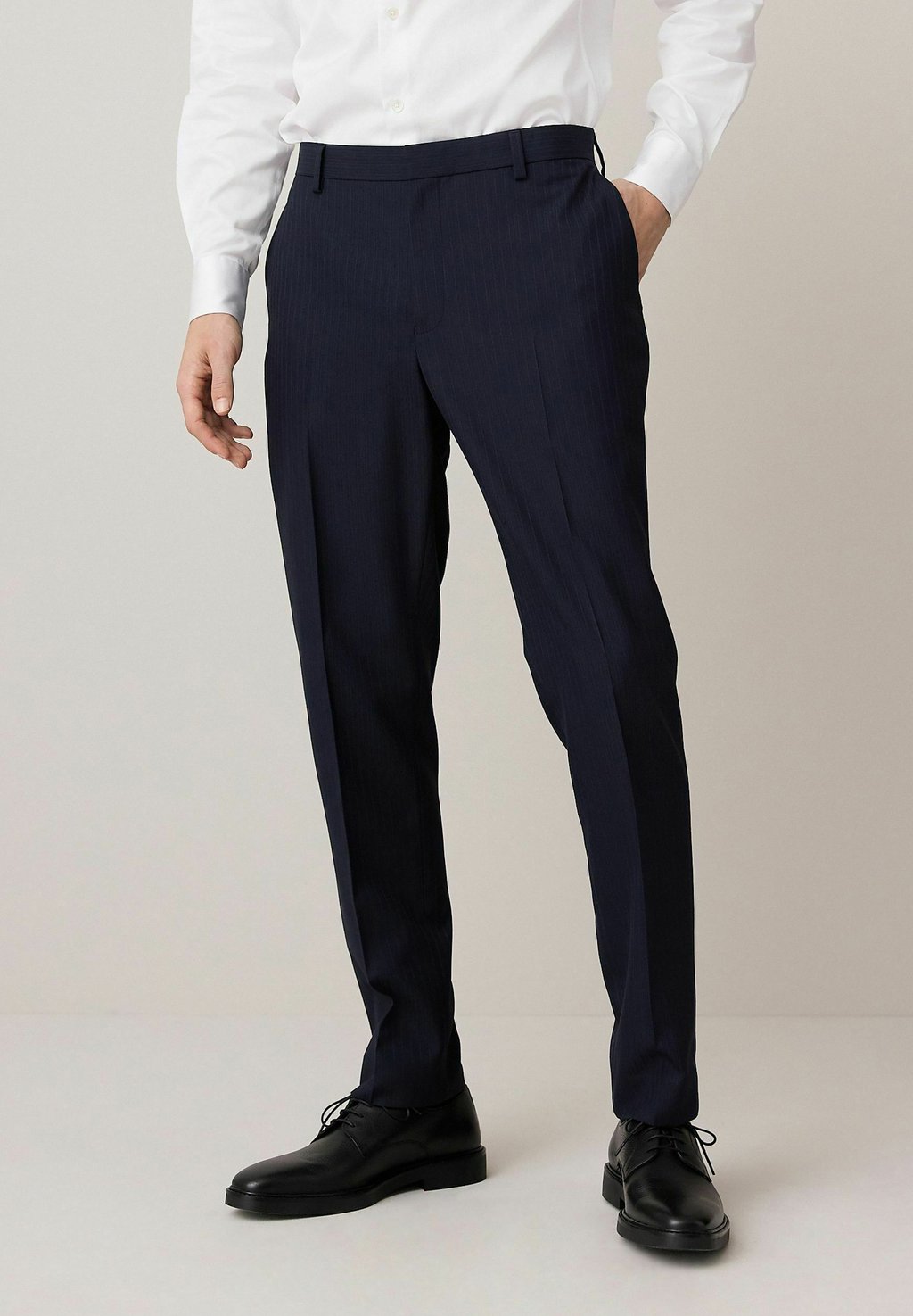 

Костюмные брюки SLIM FIT STRIPED - Trousers Next, синий
