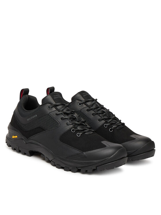 Кроссовки Vibram Low Runner Tech FM0FM05657 Tommy Hilfiger, черный — фото 2