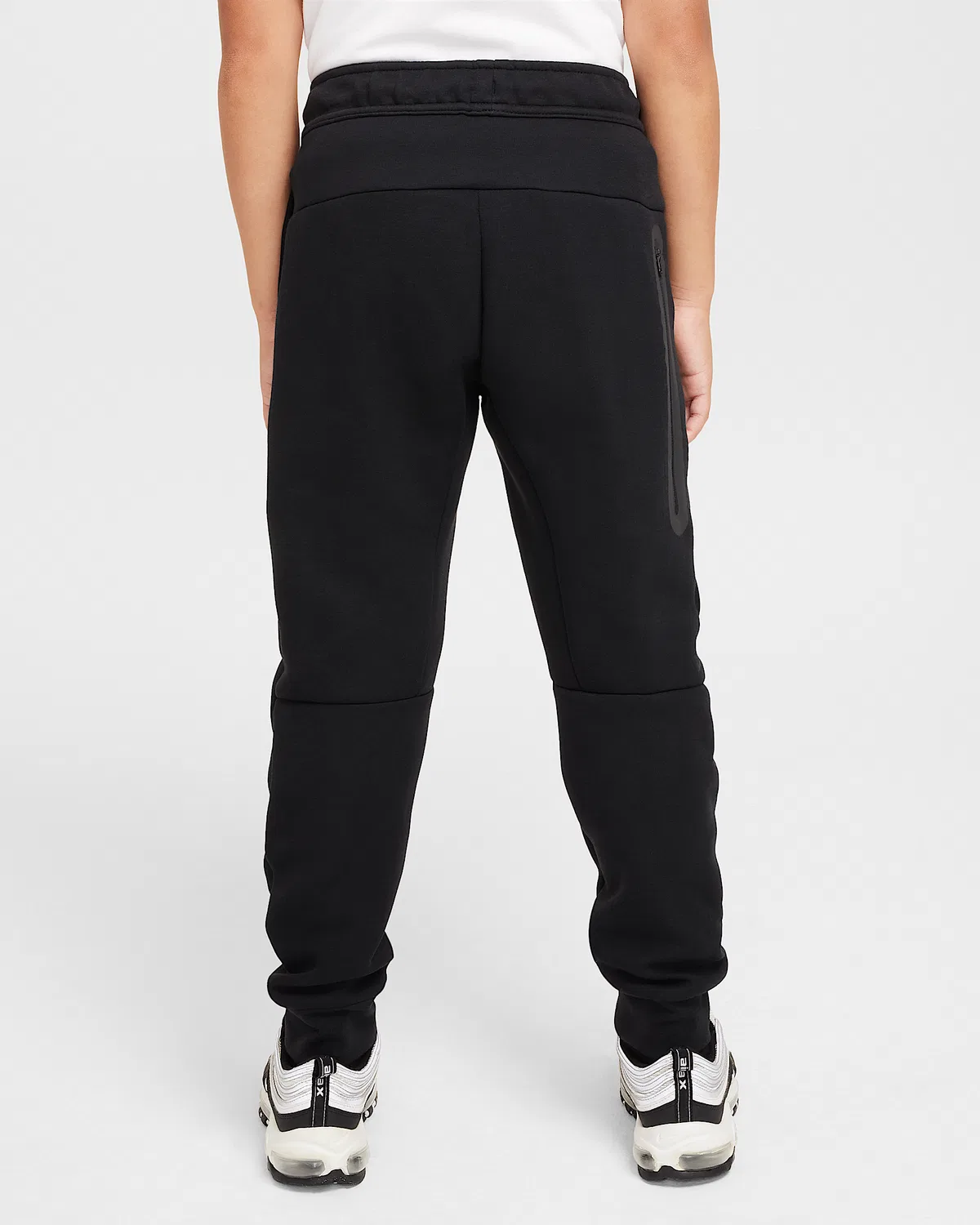 Джоггеры Nike Sportswear Tech Fleece для старших детей, Black/Black/Black — фото 2